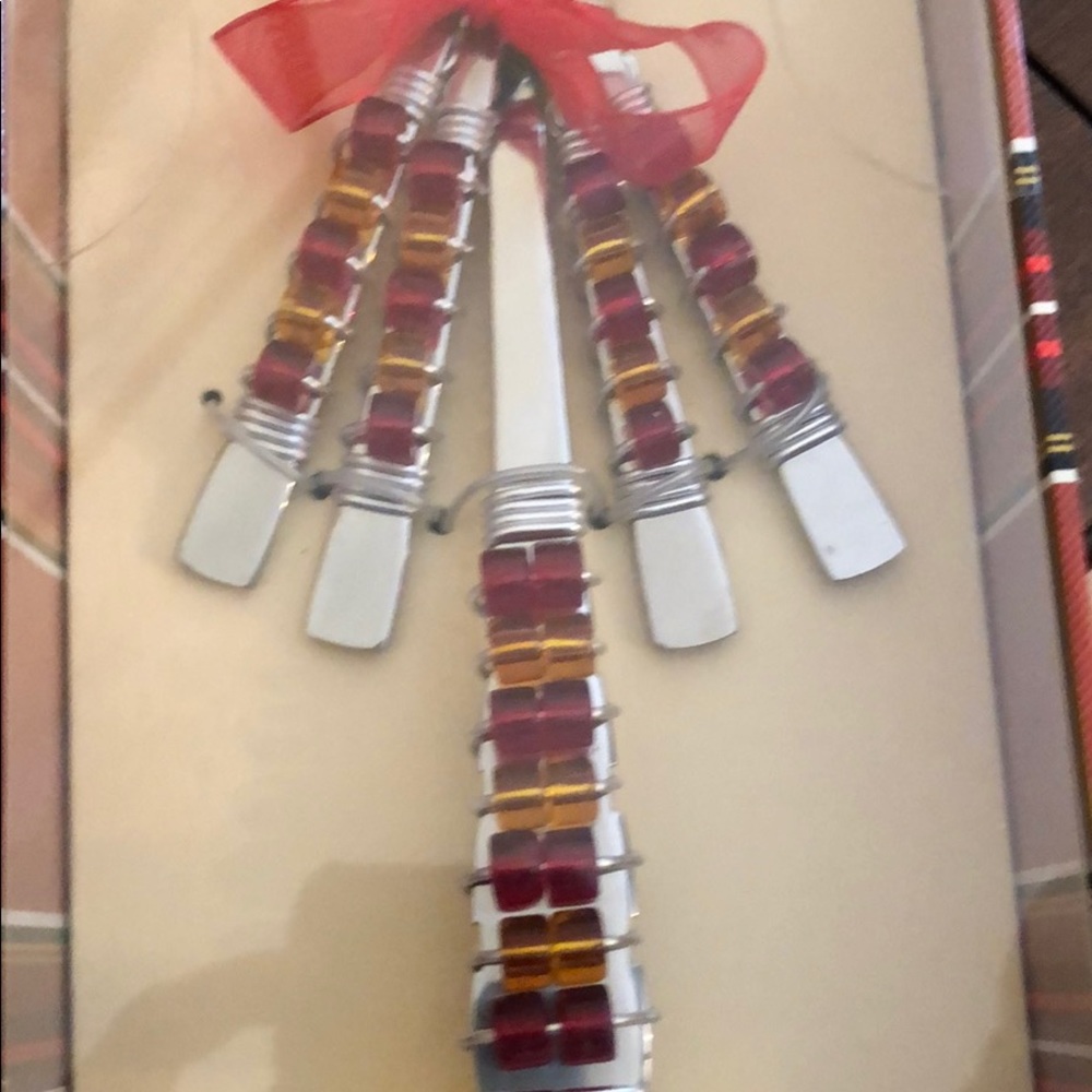 Cake serving set, hand crafted tableware - Picture 3 of 3